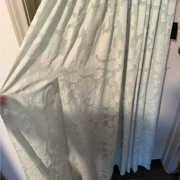 Lulus Light Green Textured Dress L NWT - Picture 6 of 11